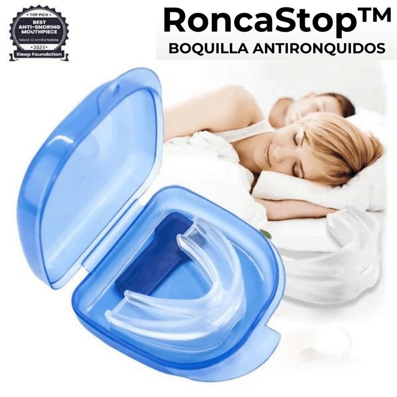 RoncaStop™ Anti ronquidos y boquilla para bruxismo