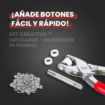 brochpro™ pega broches y botones de forma fácil + 200 Botones 🎁ENVIO GRATIS🎁